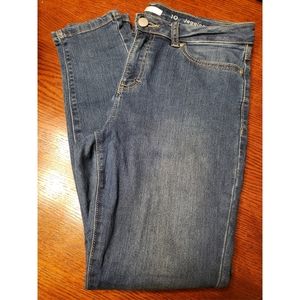5 pocket mid rise jeggings